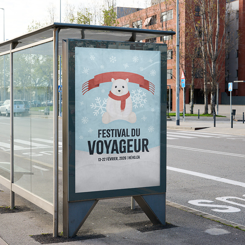 bus shelter ad